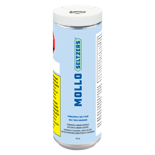 Mollo Pineapple Seltzer (10mg THC + 20mg CBG)